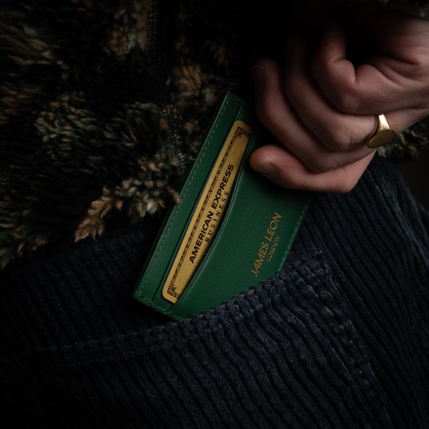 Buckingham Green Card Holder